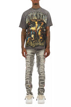 Waller Vintage Grey T-Shirt/Slim Jean Bundle