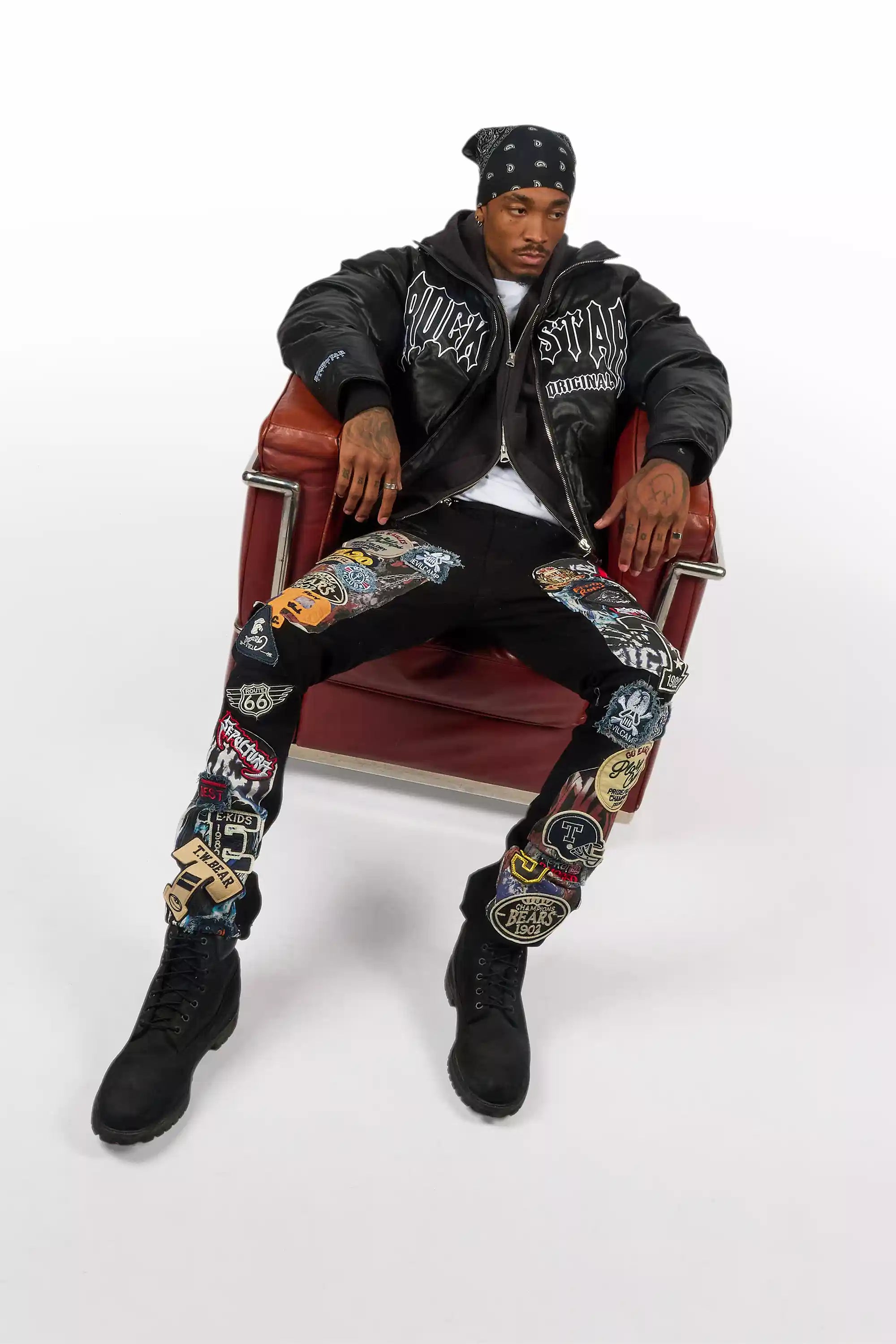 Ravi Black Puffer Jacket