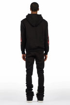 Rix Black/Multi Hoodie/Super Stacked Track Set