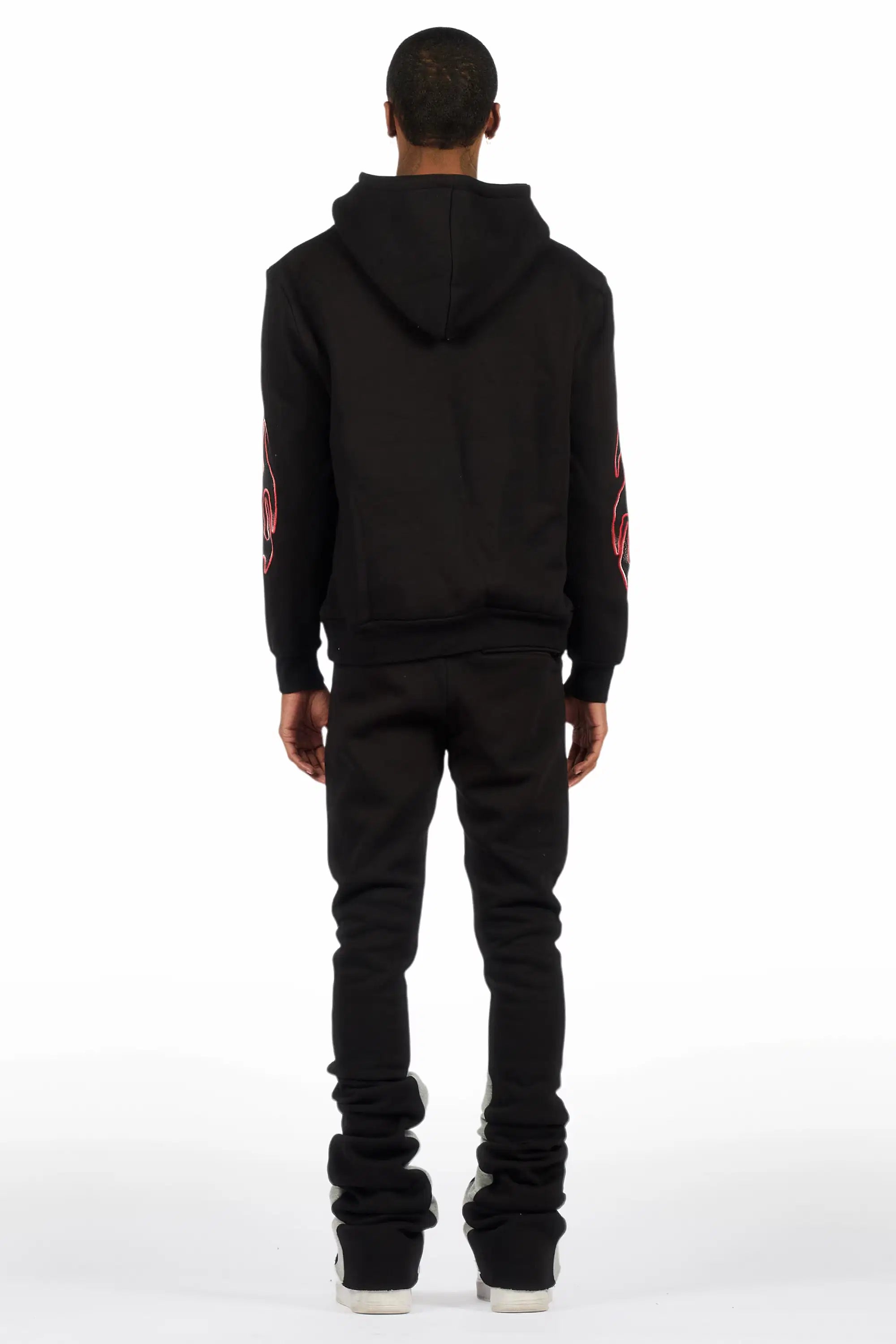 Rix Black/Multi Hoodie/Super Stacked Track Set