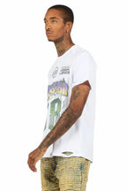 Quito White Graphic Oversized T-Shirt