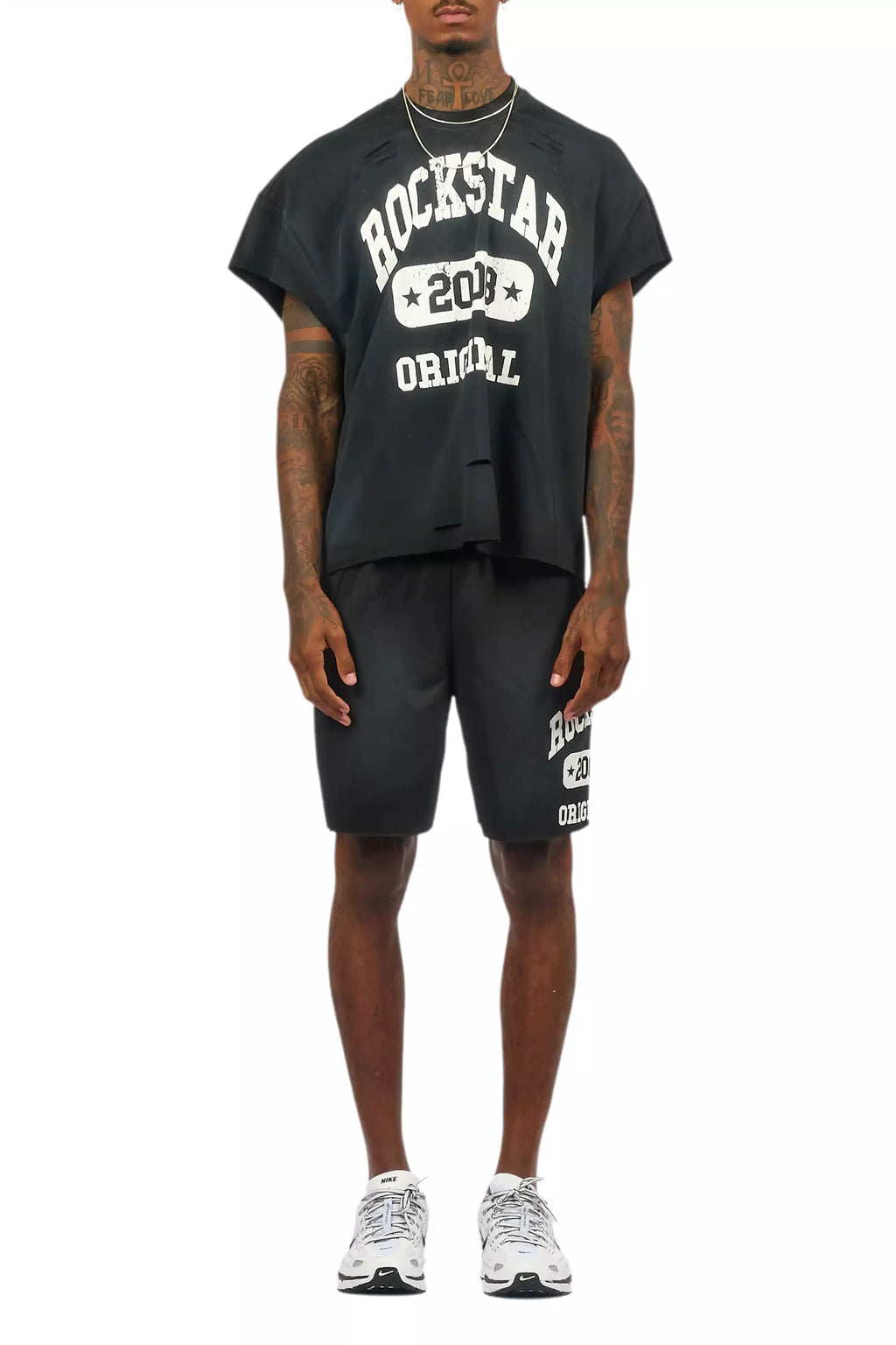 Uppercut Black T-Shirt/Short Set