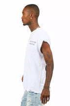 Drako White Graphic Muscle T-Shirt