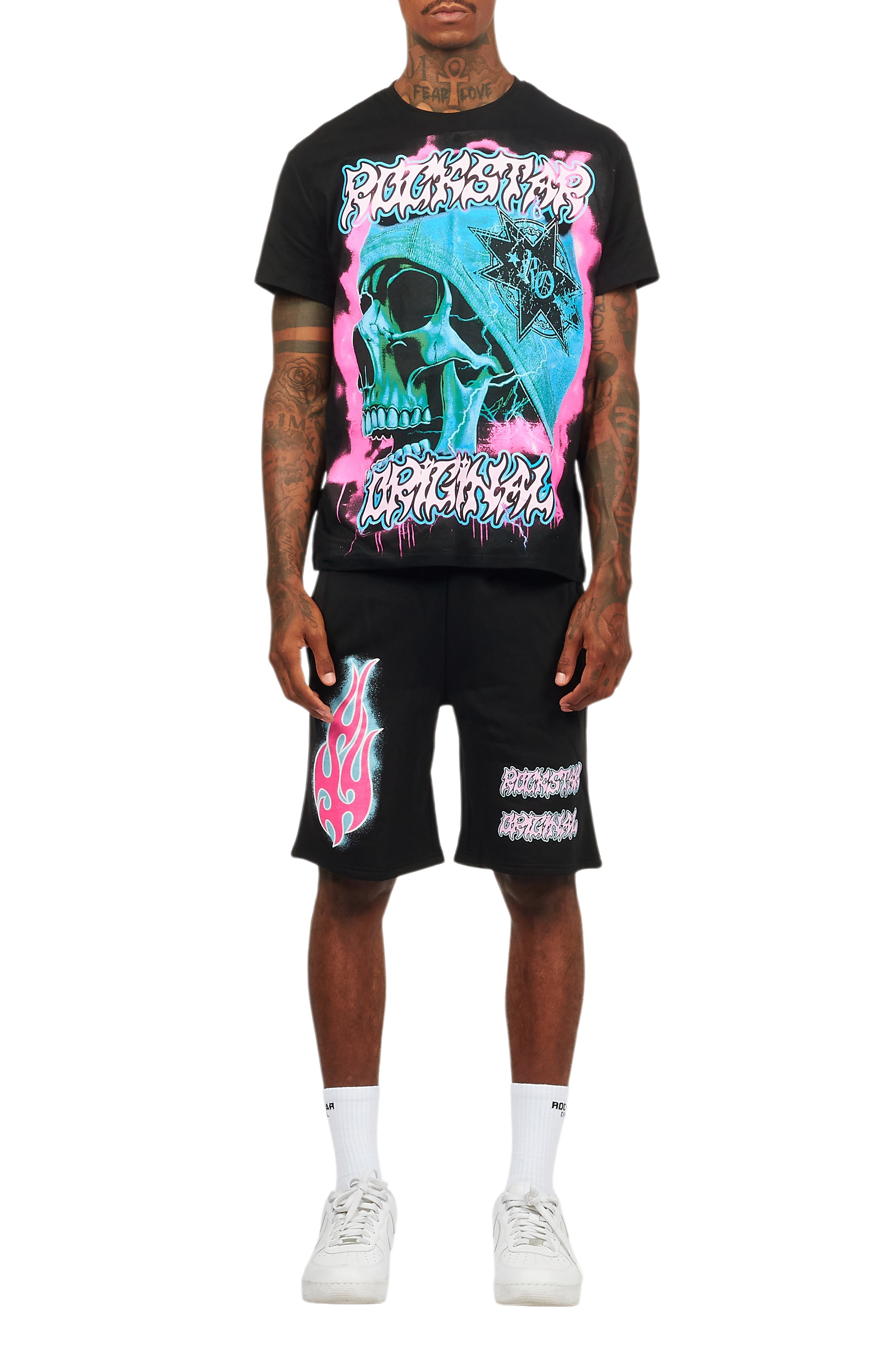 Amari Black Short Set