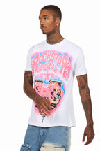 Cairo White Graphic T-Shirt