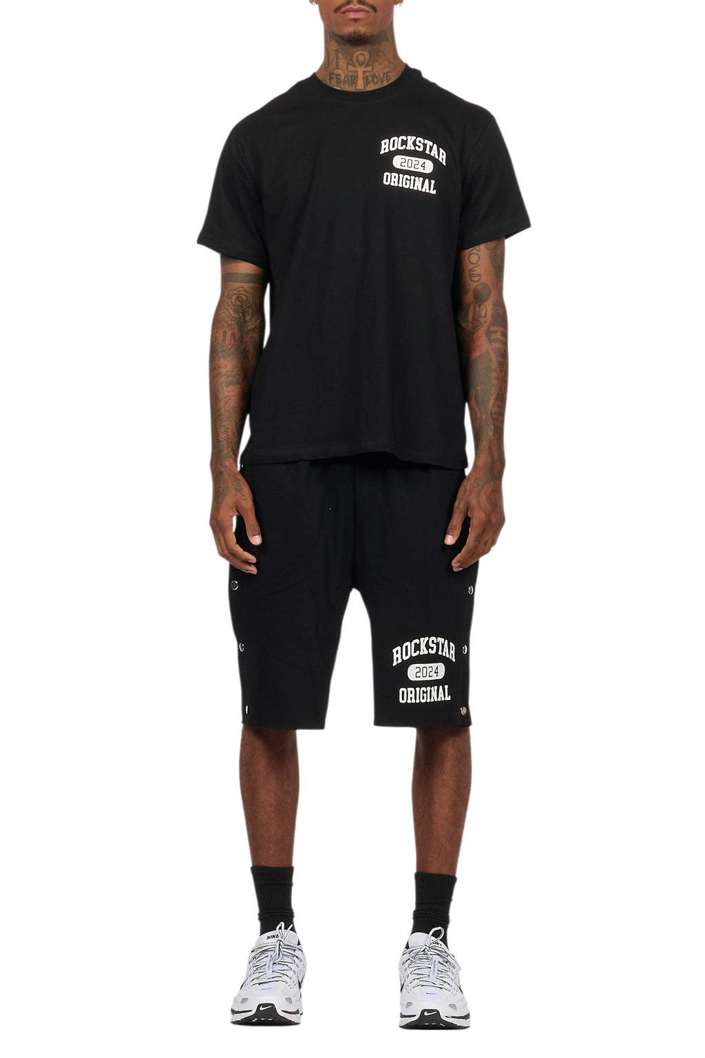 Lex Black T-Shirt/Short Set