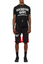 Scottie Black Painter T-Shirt/Short Set