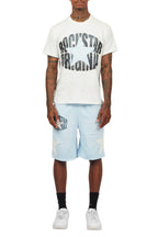 Sarge White/Blue T-Shirt/Short Set