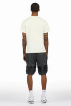 Xadrian White T-Shirt/Short Set