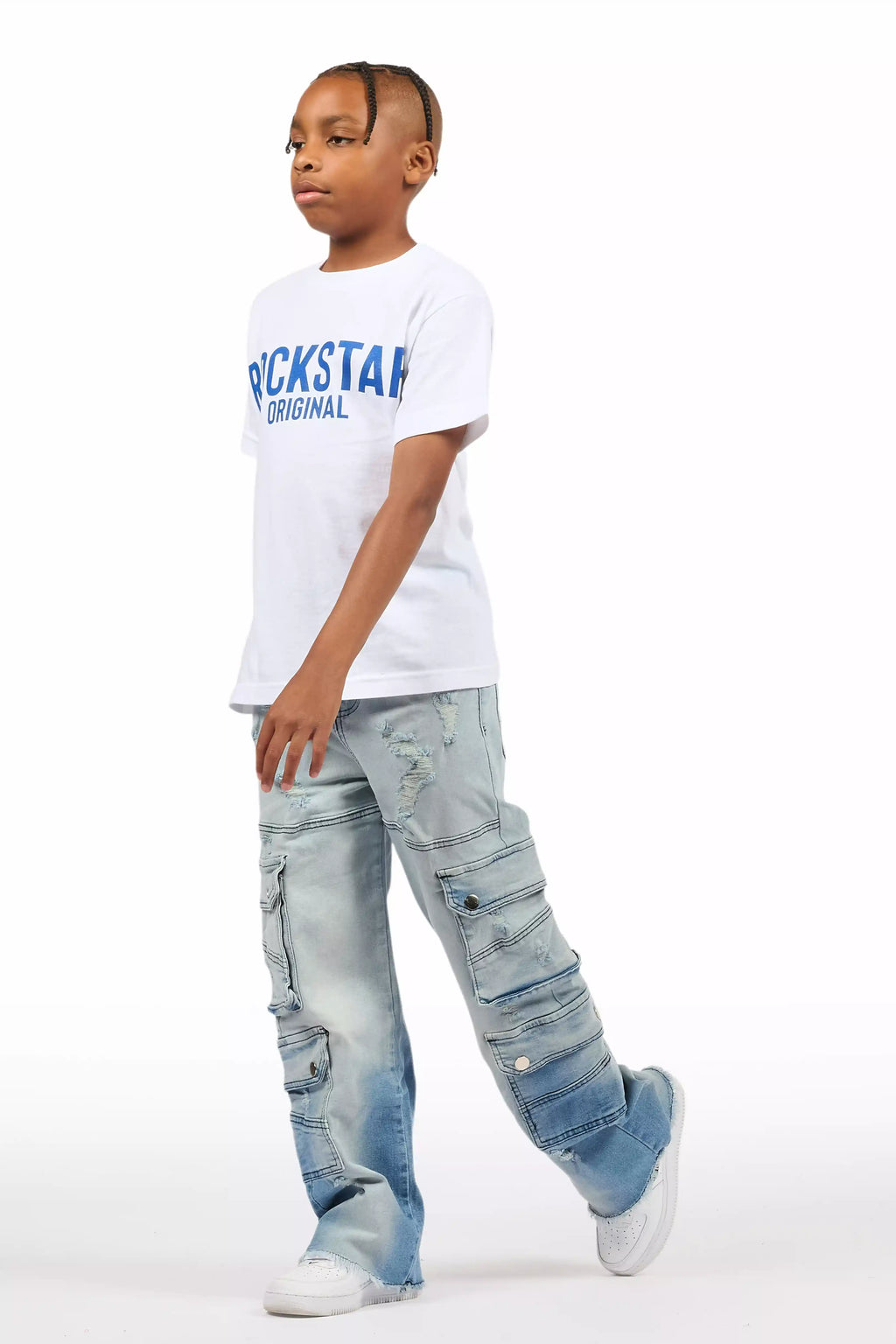 Boys Keylor Light Blue Baggy Fit Jean