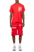 Jash Red/White Short Set