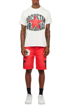 Sarge White/Red T-Shirt/Short Set