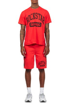 Members Red/Black T-Shirt/Short Set