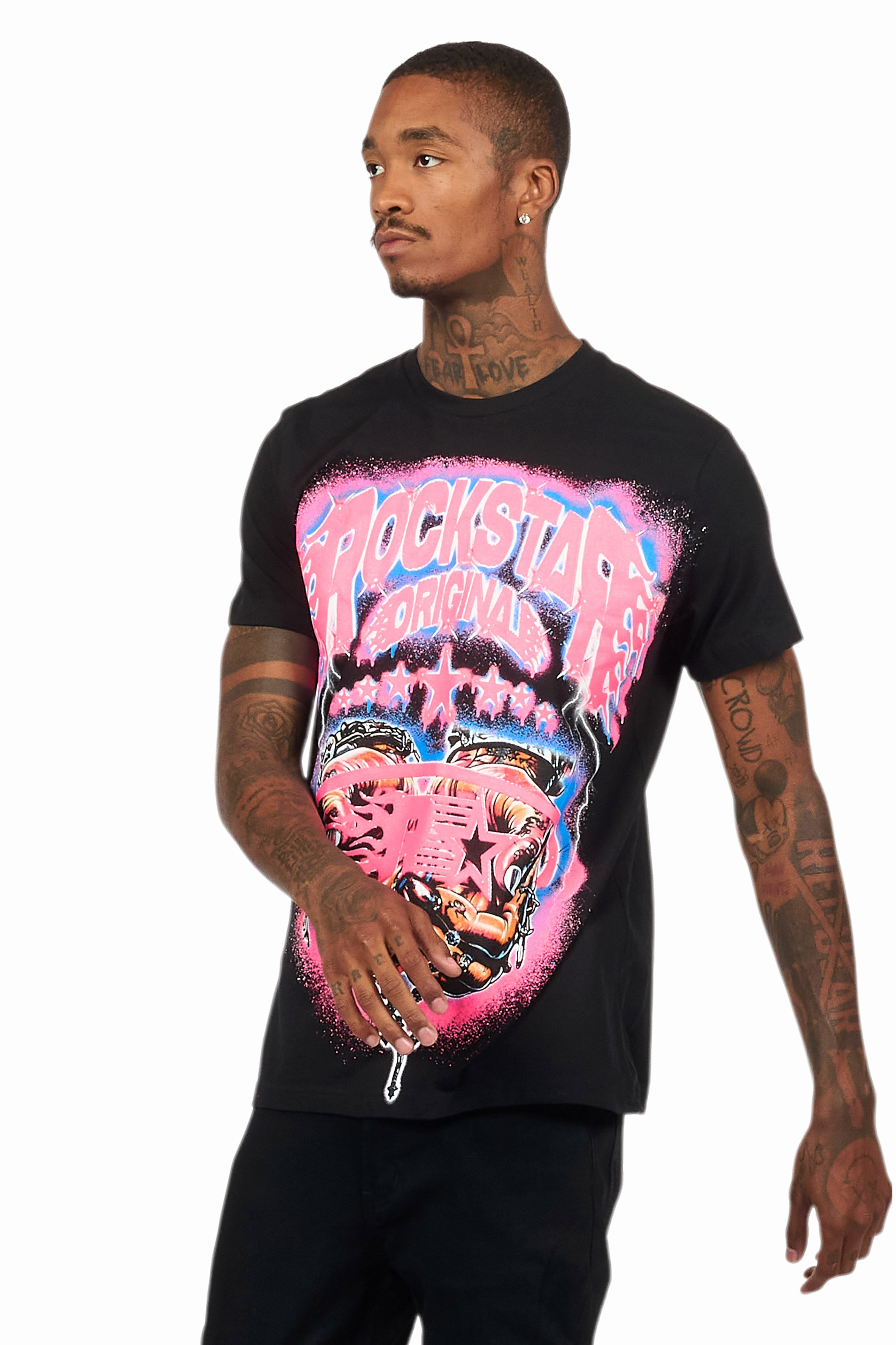 Cairo Black Graphic T-Shirt