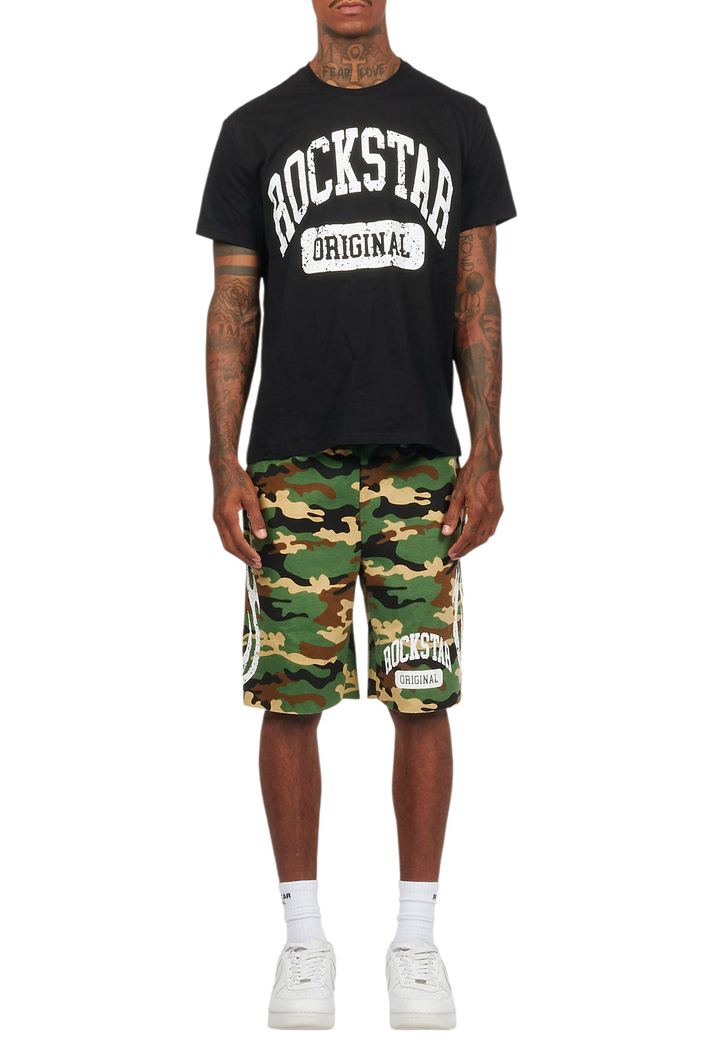 Members Black/Camo T-Shirt/Short Set