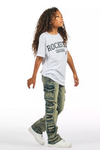 Girls Phoebe Tint Stacked Jean