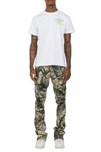 Lake White T-Shirt/Stacked Flare Jean Bundle