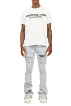Connor Heather Grey T-Shirt/Stacked Flare Track Set