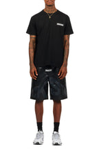 Zayn Black/Black Graphic Short Set