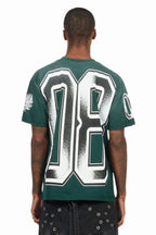 Alim Dark Green Oversized Graphic T-Shirt