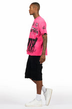 Shake Black Denim Short