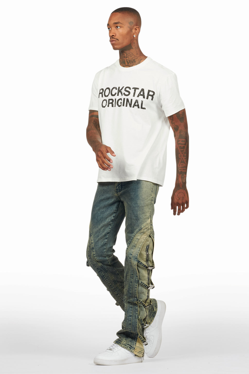 Attila Tint Stacked Flare Jean