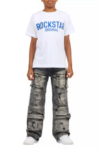 Boys Berdi Black Baggy Fit Jean