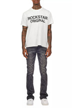 Machete Dark Grey Stacked Flare Jean