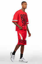 Climi Red T-Shirt/Short Set