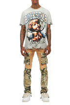 Deiter Heather Grey Oversized Graphic T-Shirt