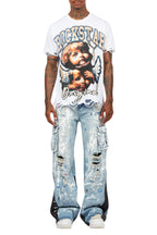 Deiter White Oversized Graphic T-Shirt