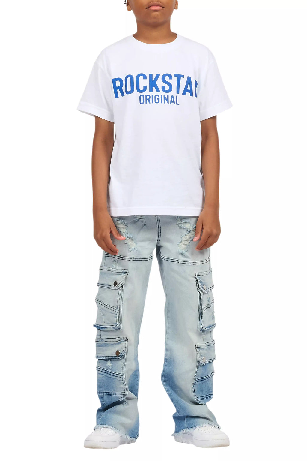 Boys Keylor Light Blue Baggy Fit Jean