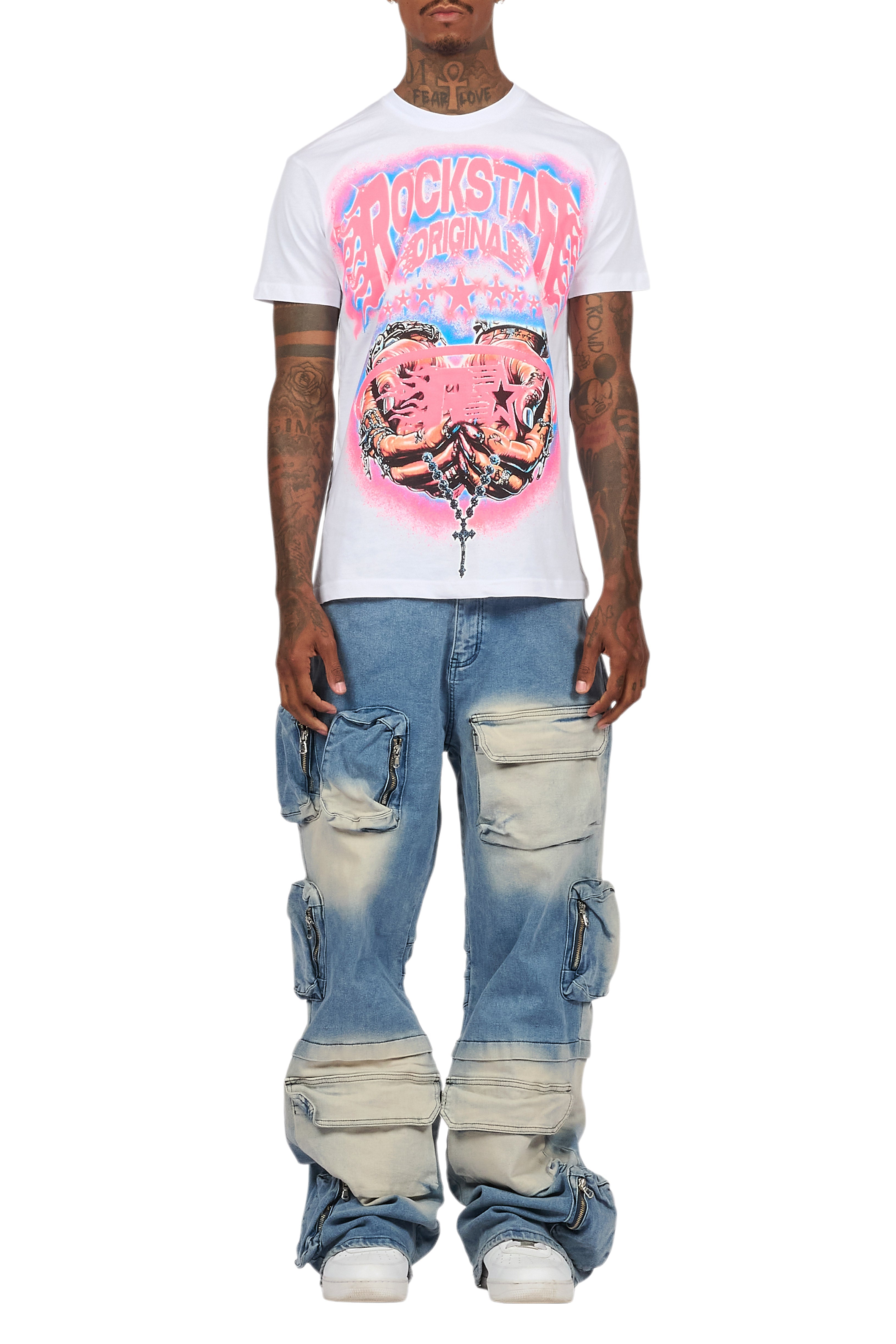 Cairo White Graphic T-Shirt