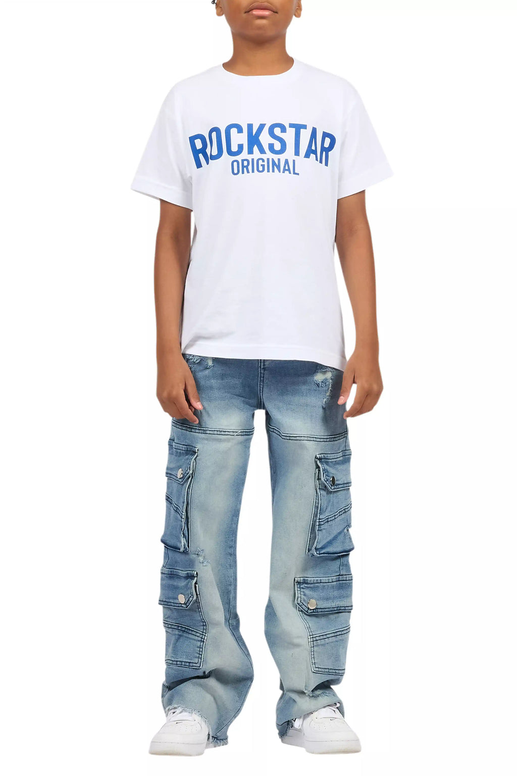 Boys Keylor Blue Baggy Fit Jean