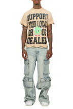 Tarl Beige/Blue T-Shirt/Baggy Fit Jean Bundle