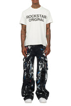 Dallin Black Painter Baggy Cargo Jean