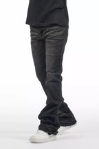 Boys Dag Black Wash Stacked Flare Jean