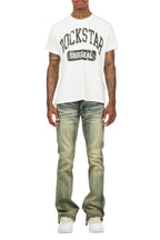 Drick Vintage Blue Regular Fit Flare Jean