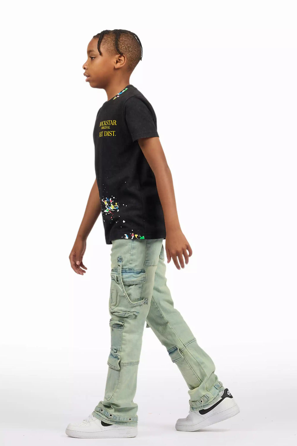 Boys Iggy Ice Blue Flare Jean