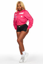 Dontheria Hot Pink Bomber Jacket