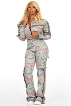 Tykima Pink Tapestry Jacket