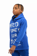 Boys M4 Toys Royal Blue/White Graphic Hoodie