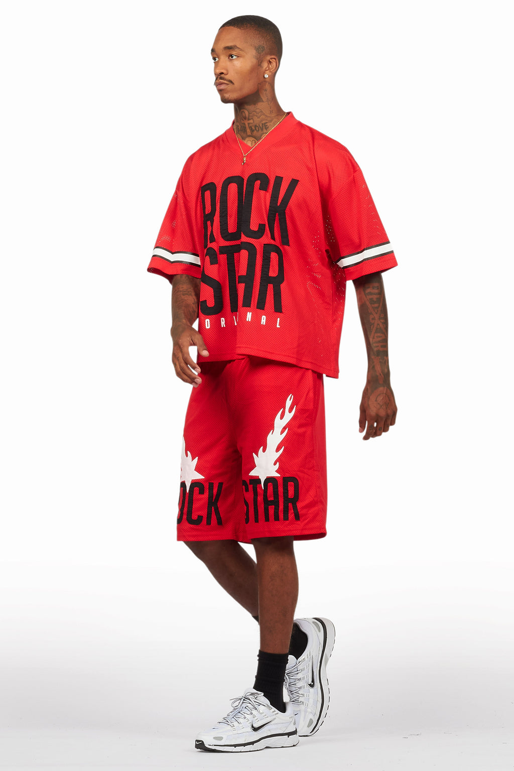 Climi Red T-Shirt/Short Set