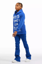 Boys Dag Royal Blue Stacked Flare Jean