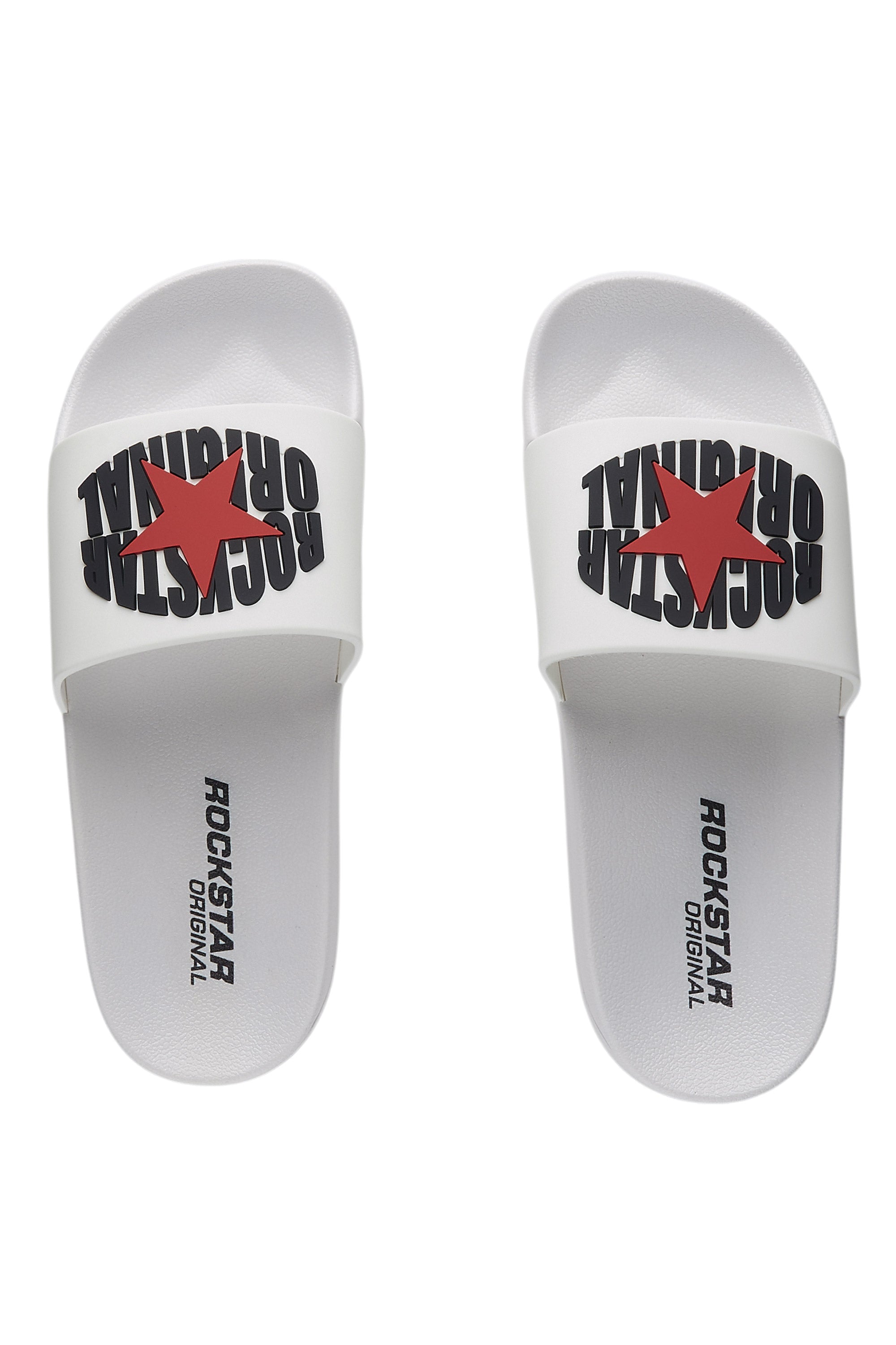 Toya White Slides