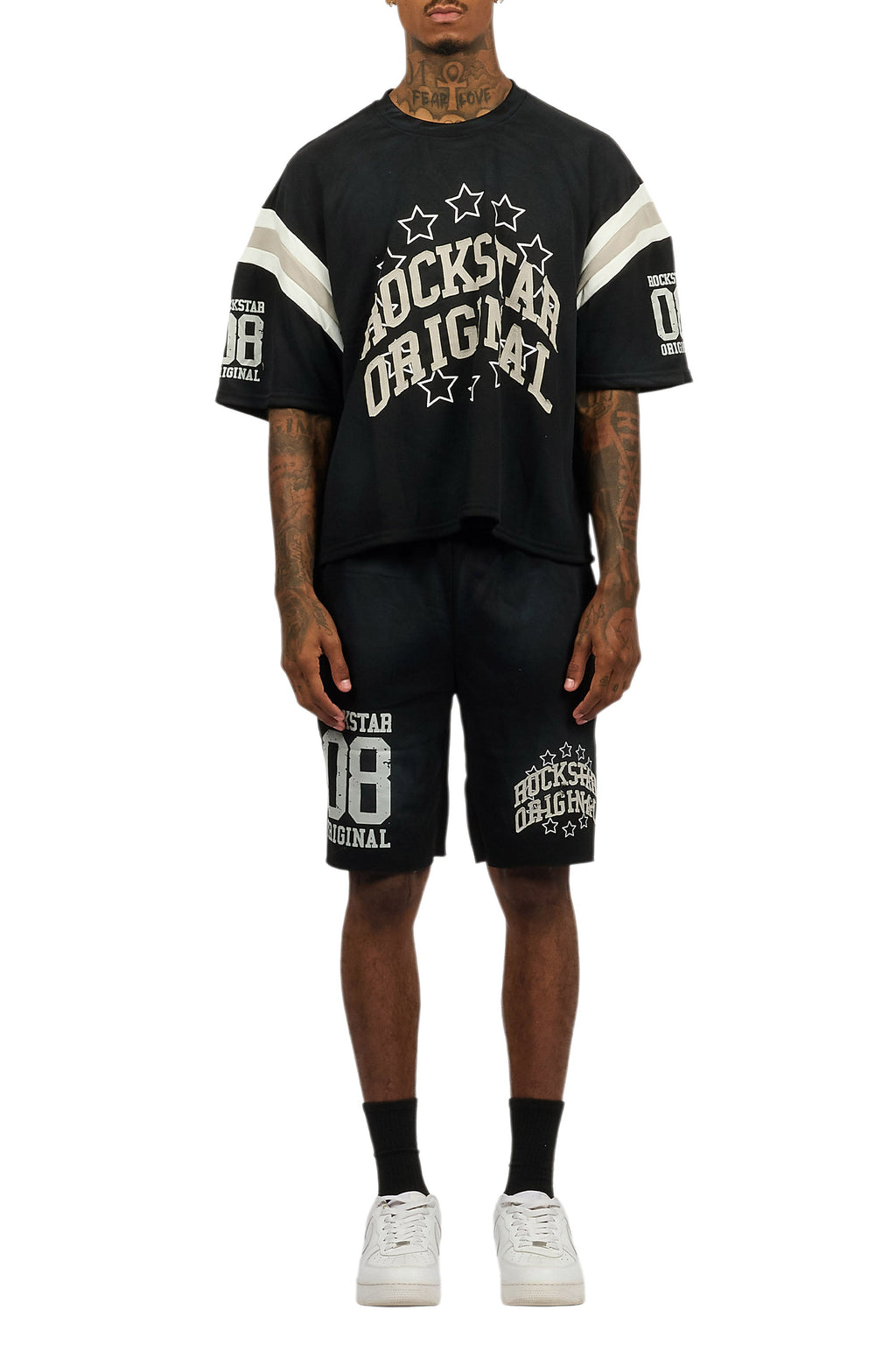 Boe Black T-Shirt/Short Set