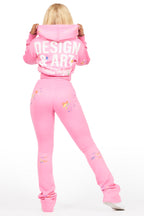 Kristiane Pink Crop Super Stacked Trackset