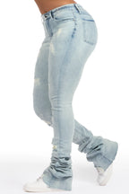 Remy Light Wash Super Stacked Jean
