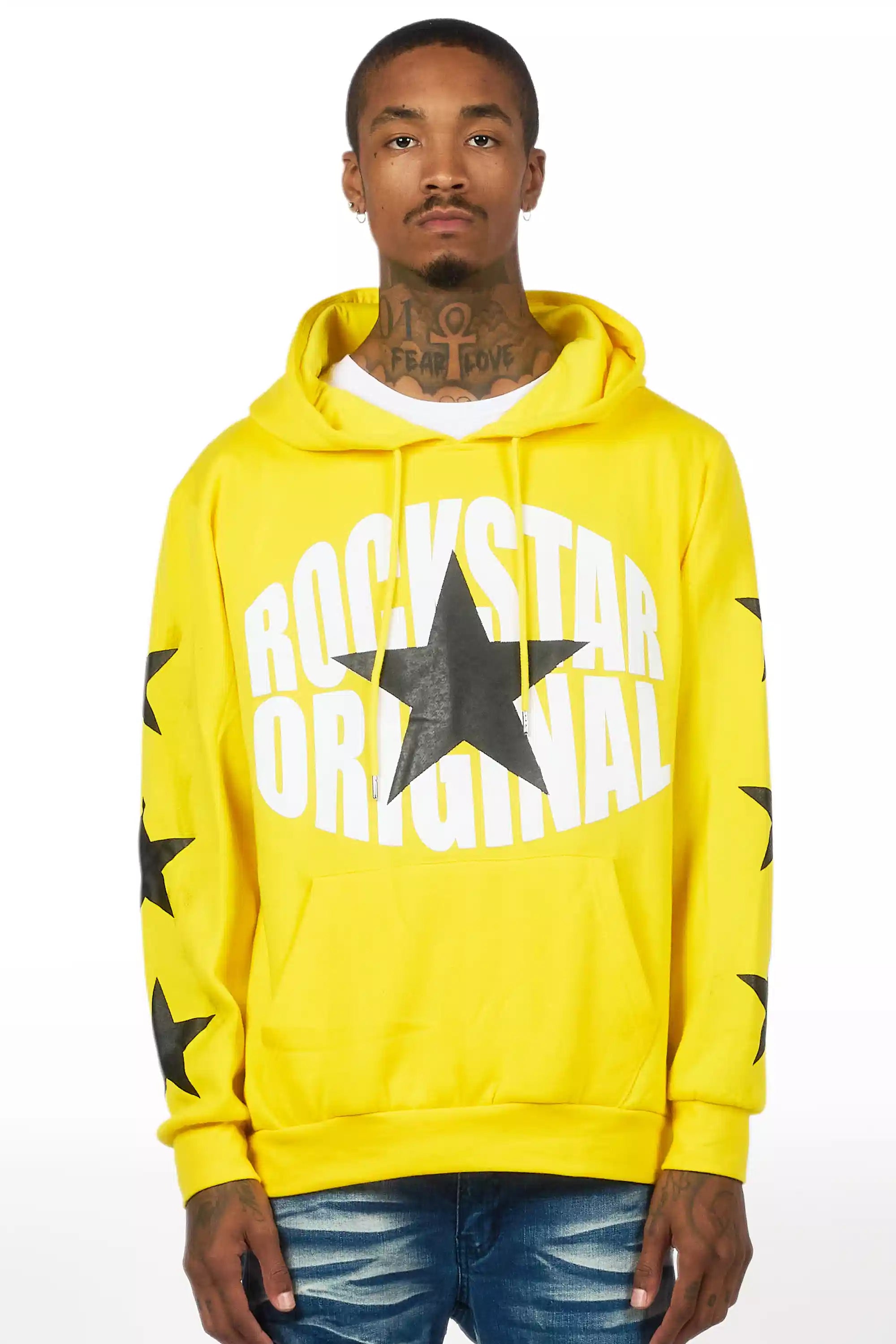 States 2.0 Yellow/Black Graphic Hoodie