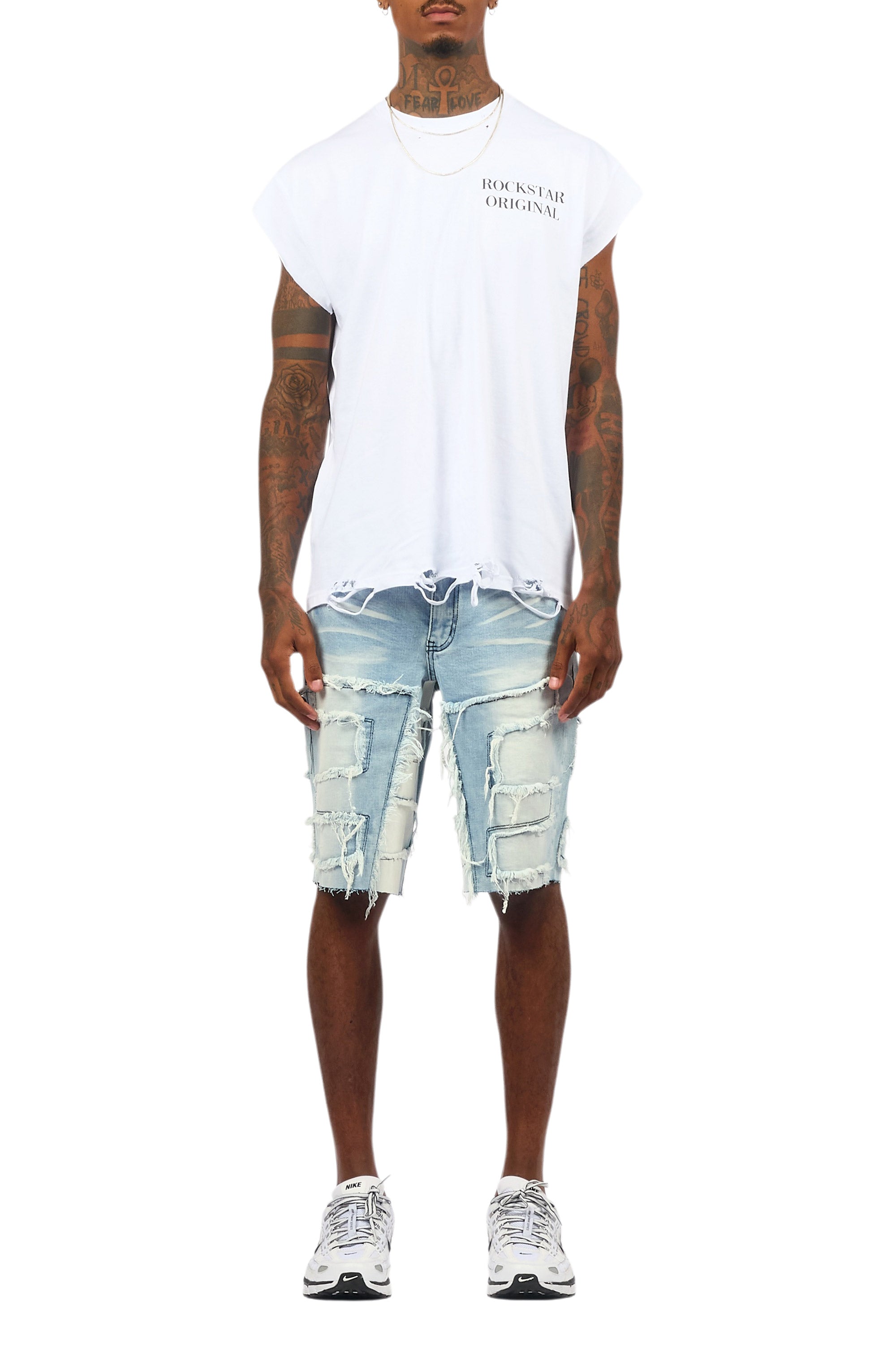 Shake Blue Denim Short